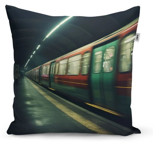Sablio Vankúš Metro na tmavej stanici - 40x40 cm
