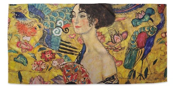 Sablio Uterák Dáma s vejárom - Gustav Klimt - 30x50 cm