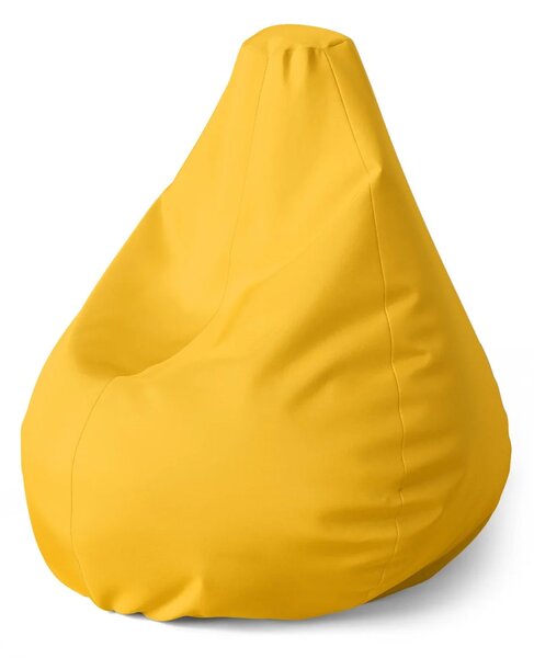 Sablio Sedací vak Pear Žltooranžová - 70 x 95 x 15 cm