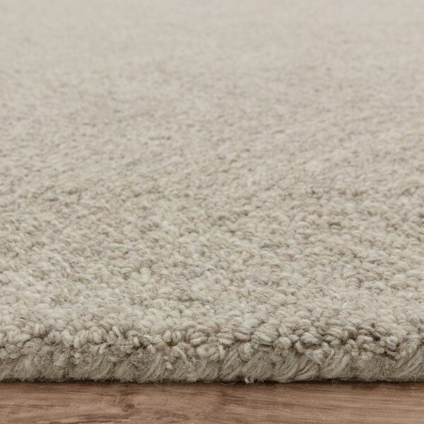 Krémový ručne tkaný koberec s prímesou vlny 120x170 cm Theodore Chevron – Asiatic Carpets