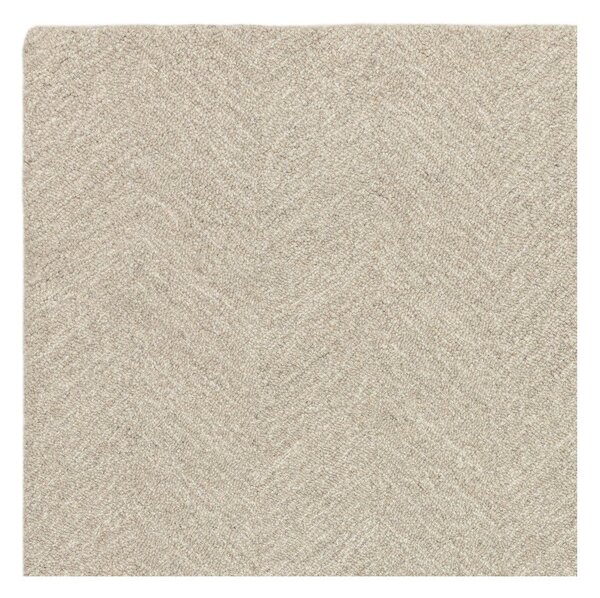 Krémový ručne tkaný koberec s prímesou vlny 120x170 cm Theodore Chevron – Asiatic Carpets