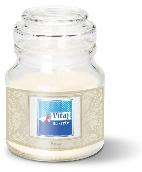 Sablio Sviečka Vitaj na svete - 120 g