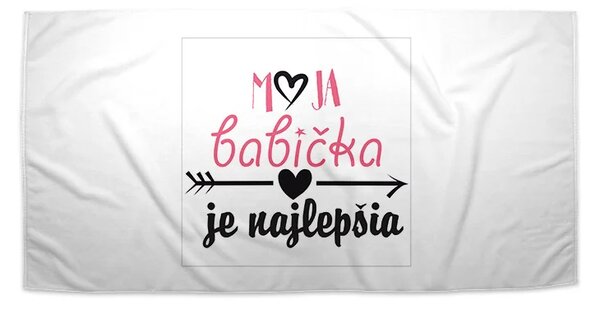 Sablio Uterák Moja babička je najlepšia - 30x50 cm