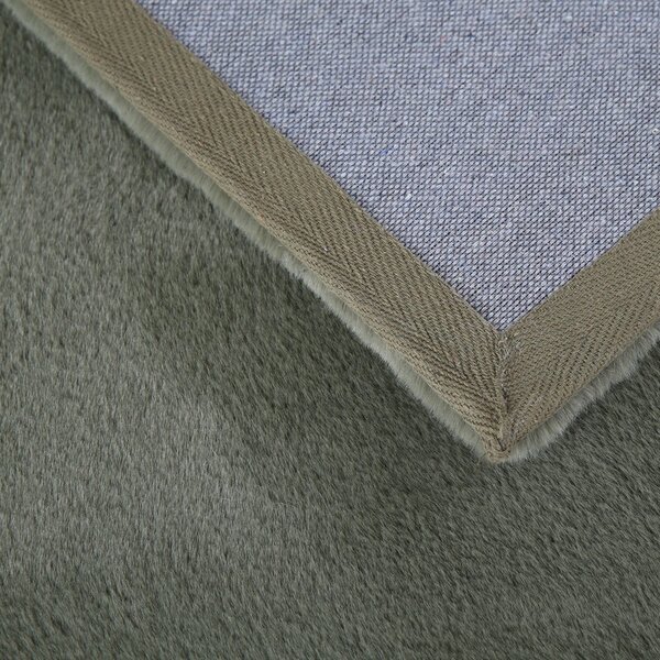 Zelený prateľný koberec 60x110 cm Pouffy – Ayyildiz Carpets