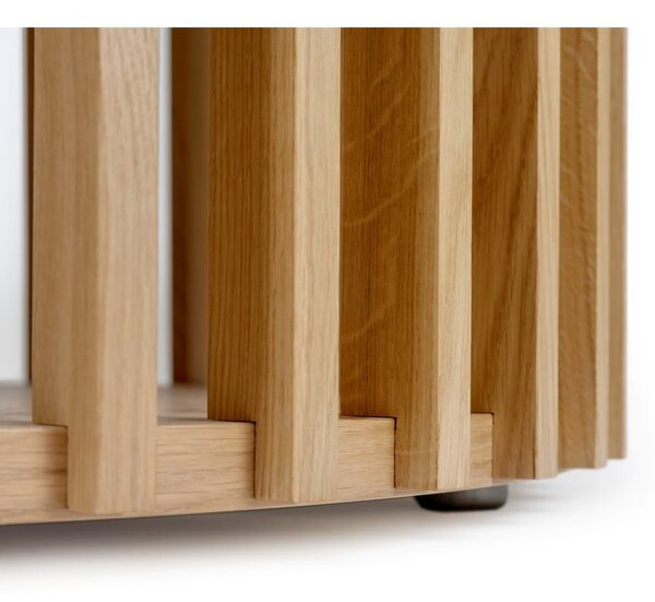 Konferenčný stolík z dubového dreva Woodman Drum, ø 83 cm