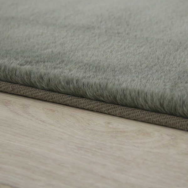 Zelený prateľný koberec 60x110 cm Pouffy – Ayyildiz Carpets