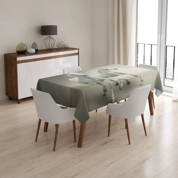 Sablio Obrus Dva biele kone - 90x90 cm