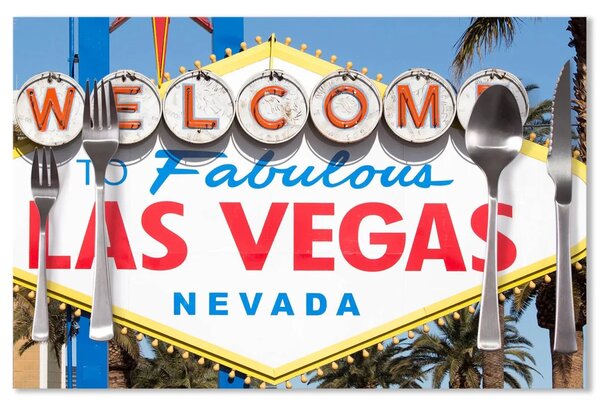 Sablio Prestieranie Welcome to Las Vegas: 40x30cm