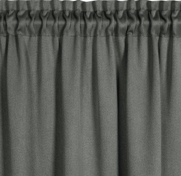 ZATEMŇOVACÍ ZÁVES NA PÁSKE CARLO 130X300 CM TMAVOSIVÁ