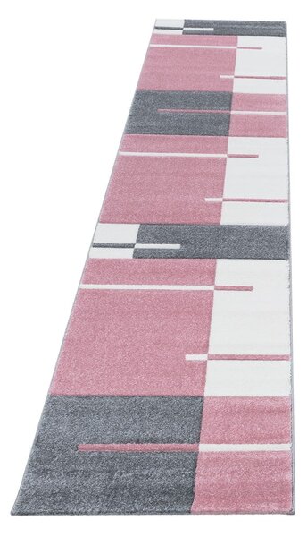 Ružovo-sivý behúň 80x300 cm Hawaii – Ayyildiz Carpets