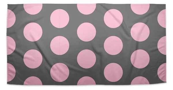 Sablio Uterák Veľké ružové bodky - 30x50 cm