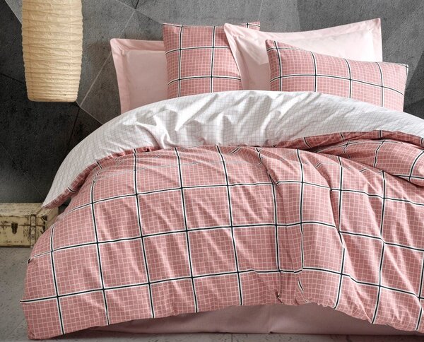 Cottonbox obliečka 100% bavlnené renforcé Rony pink - 140x200 / 70x90 cm