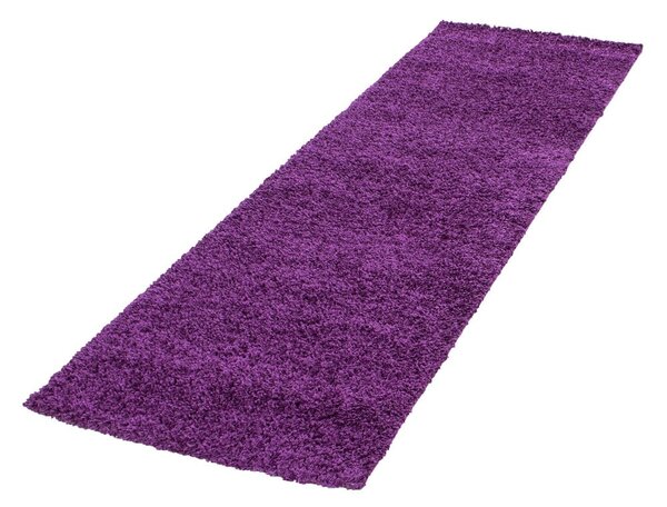Tmavofialový behúň 80x250 cm Life – Ayyildiz Carpets
