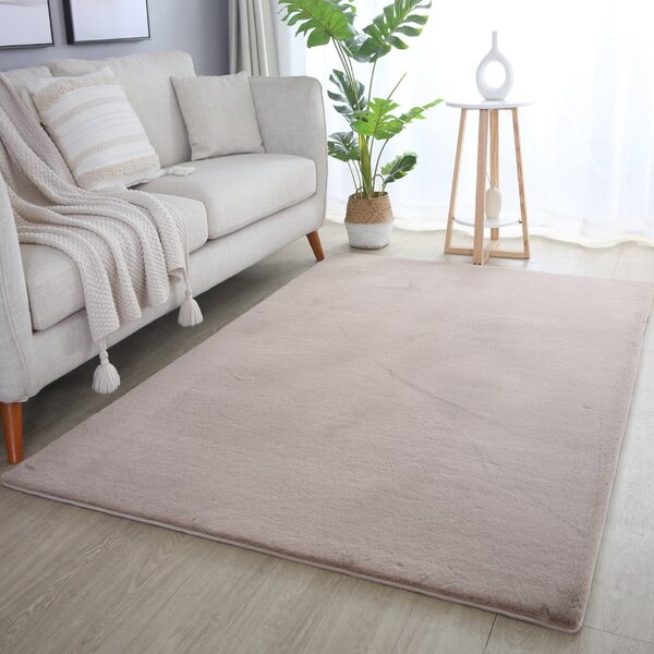 Béžový prateľný koberec 60x110 cm Pouffy – Ayyildiz Carpets