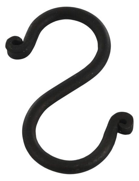 Kovový háčik Antique Coal 8 cm