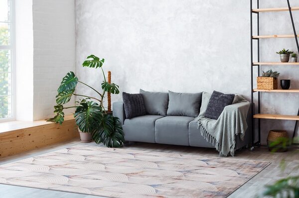 Svetlosivý koberec 80x150 cm Simp – FD