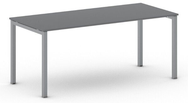 Kancelársky stôl METAL 180x80 cm, grafit