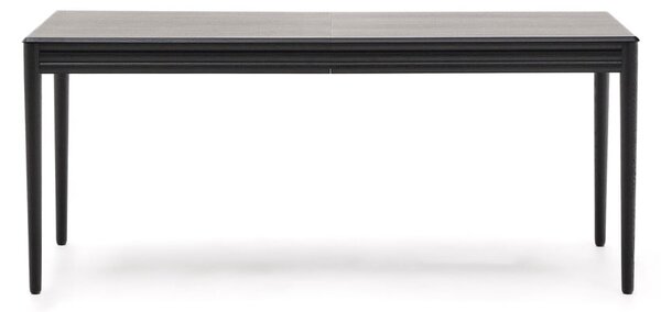 Rozkladací jedálenský stôl s prídavnou doskou v dekore duba 90x160 cm Lenon – Kave Home