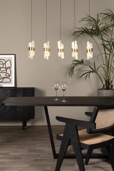 Lucide L134963502 LED závesné stropné svietidlo KLIGANDE | 5x7,8W integrovaný LED zdroj | 5x620lm | 2700K