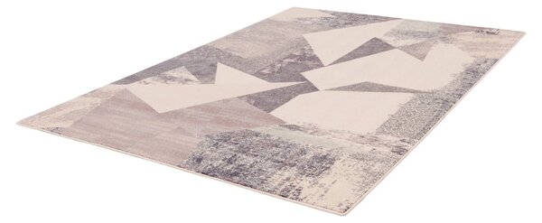 Ružovo-béžový vlnený koberec 133x180 cm Braque alabaster – Agnella