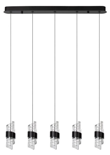Lucide L134963530 LED závesné stropné svietidlo KLIGANDE | 5x7,8W integrovaný LED zdroj | 5x620lm | 2700K