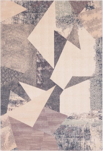Ružovo-béžový vlnený koberec 133x180 cm Braque alabaster – Agnella