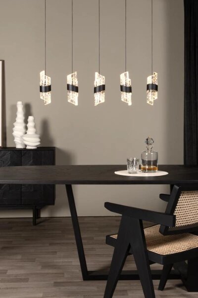 Lucide L134963530 LED závesné stropné svietidlo KLIGANDE | 5x7,8W integrovaný LED zdroj | 5x620lm | 2700K