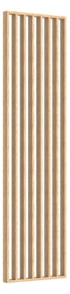 Predeľovacie panely, dub saragossa 3D lamely, rozmer 2750 x 580 x 65 mm, IMPOL TRADE