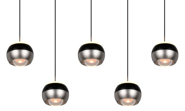 Trio SELECT 344410507 LED závesné stropné svietidlo ORBIT | 5x8W integrovaný LED zdroj | 5x960lm | 2300+3000+4000K