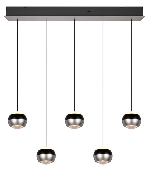 Trio SELECT 344410507 LED závesné stropné svietidlo ORBIT | 5x8W integrovaný LED zdroj | 5x960lm | 2300+3000+4000K