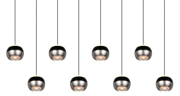 Trio SELECT 344410807 LED závesné stropné svietidlo ORBIT | 8x8W integrovaný LED zdroj | 8x960lm | 2300+3000+4000K