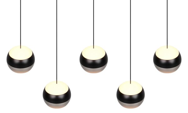 Trio SELECT 344410507 LED závesné stropné svietidlo ORBIT | 5x8W integrovaný LED zdroj | 5x960lm | 2300+3000+4000K
