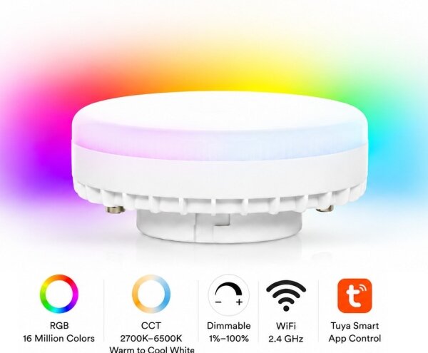 Brilagi - LED RGB stmievateľný luster na lankách MONO 3xGX53/14W/230V Wi-Fi Tuya čierny