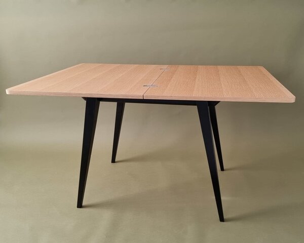 Rozkladací jedálenský stôl s doskou v dekore jaseňového dreva 65x90 cm Envelope – Ragaba