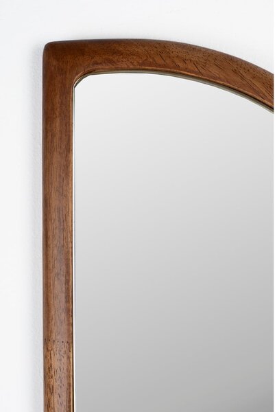 Nástenné zrkadlo s dreveným rámom 26x120 cm Nyko – White Label