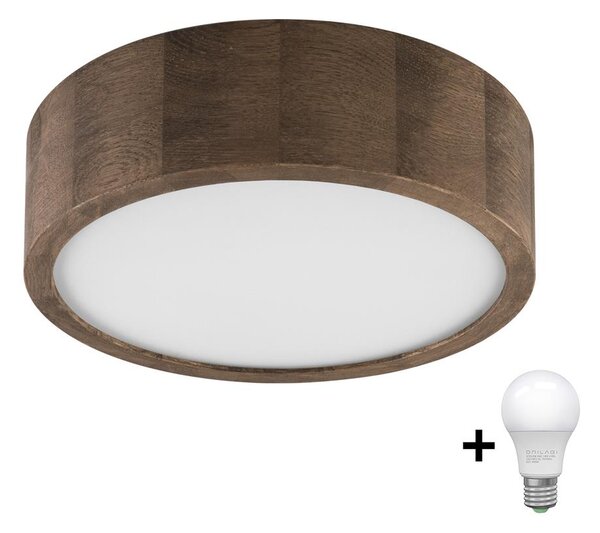 Brilagi - LED Stropné svietidlo CARVALHO 1xE27/60W/230V dub orech pr. 27 cm