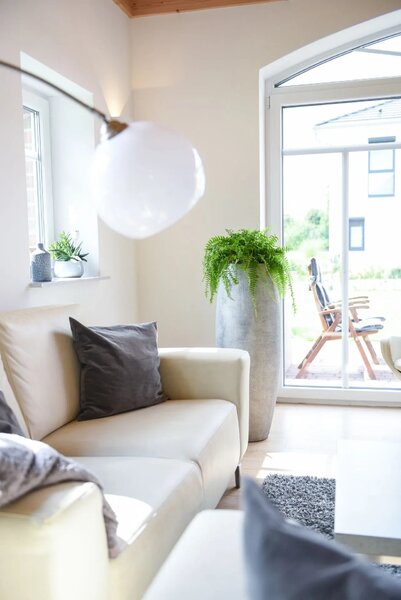 Kvetináč MAGNUM, sklolaminát, výška 100 cm, betón design, sivý