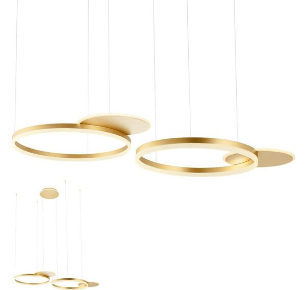 Redo 01-2609 - LED Stmievateľný luster na lanku SIGUA LED/114W/230V 3000K zlatá