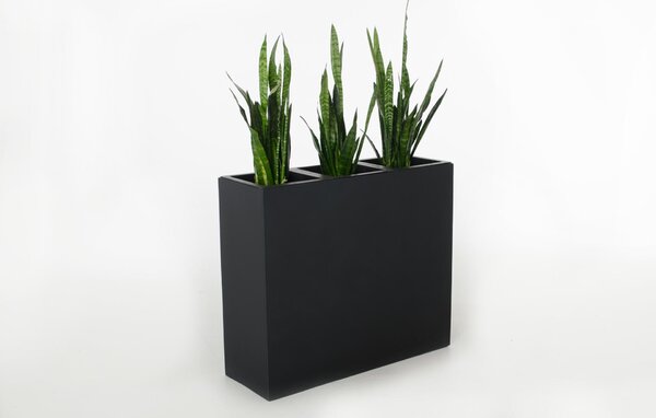 Súprava kvetináčov ELEMENTO, sklolaminát, šírka 88 cm, antracit