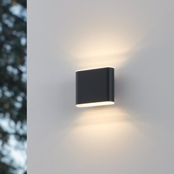 Eglo 901025 - LED Vonkajšie nástenné svietidlo GRUTTI 2xLED/2,9W/230V IP65