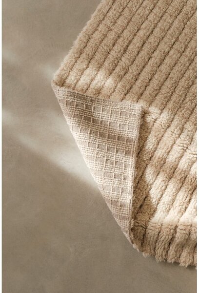 Béžový prateľný/ručne tkaný vlnený koberec 80x140 cm Unexpected Wool – Lorena Canals