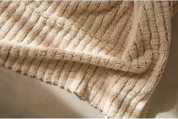 Béžový prateľný/ručne tkaný vlnený koberec 80x140 cm Unexpected Wool – Lorena Canals