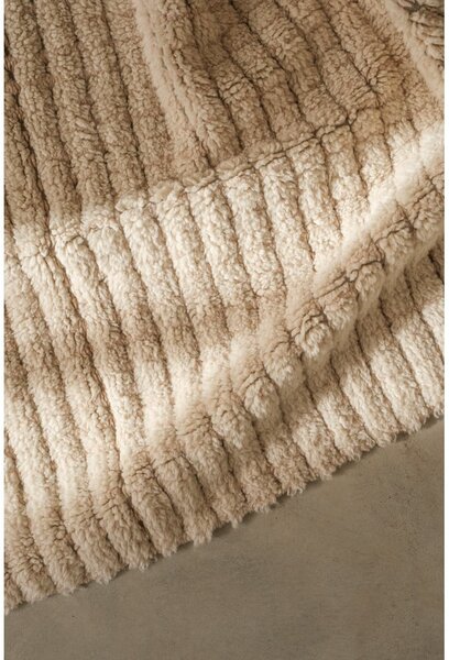 Béžový prateľný/ručne tkaný vlnený koberec 80x140 cm Unexpected Wool – Lorena Canals