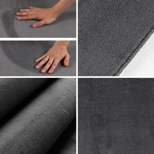 Sivý prateľný okrúhly koberec ø 120 cm Sky – Ayyildiz Carpets