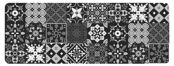 Čierny behúň z PVC 45x120 cm Salou – douceur d'intérieur