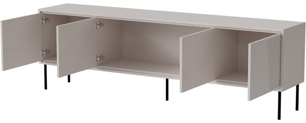 MEBLINE Komoda RTV ABBY 200 4D kašmír