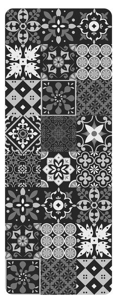 Čierny behúň z PVC 45x120 cm Salou – douceur d'intérieur