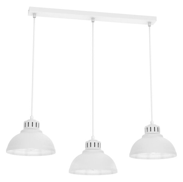 Luster na lanku SVEN 3xE27/15W/230V biela
