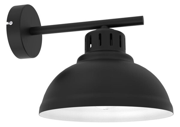 Nástenná lampa SVEN 1xE27/15W/230V čierna