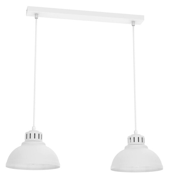 Luster na lanku SVEN 2xE27/15W/230V biela